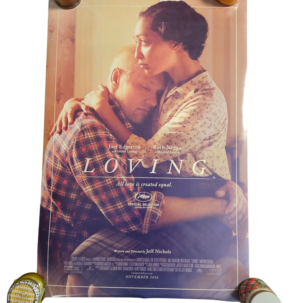 Loving 2016 Original One Sheet Movie Poster 27x40 Joel Edgerton Chris Greene D/S